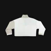 Cropped Panel Fleece - Cream/Beige