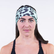 Spearmint Leopard Headband